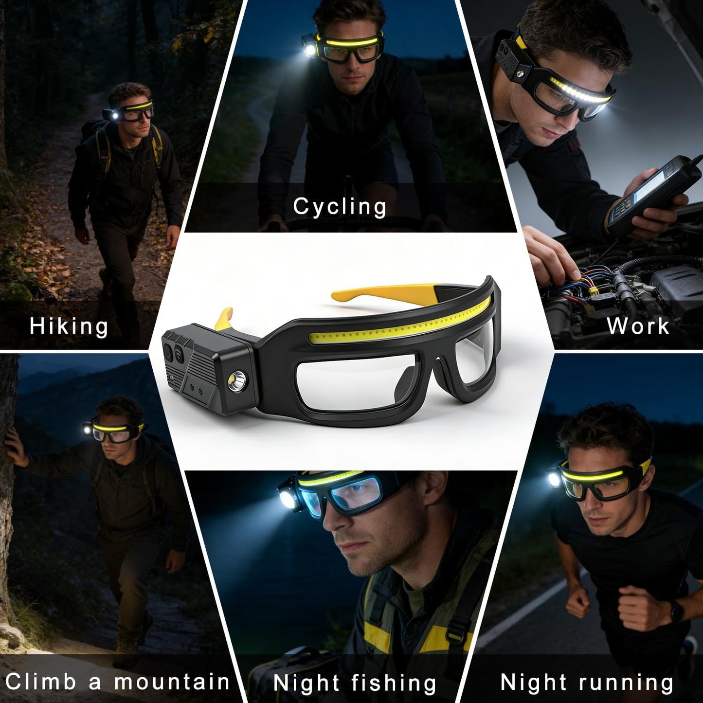 GripLux Auto - LED Headlight Glasses